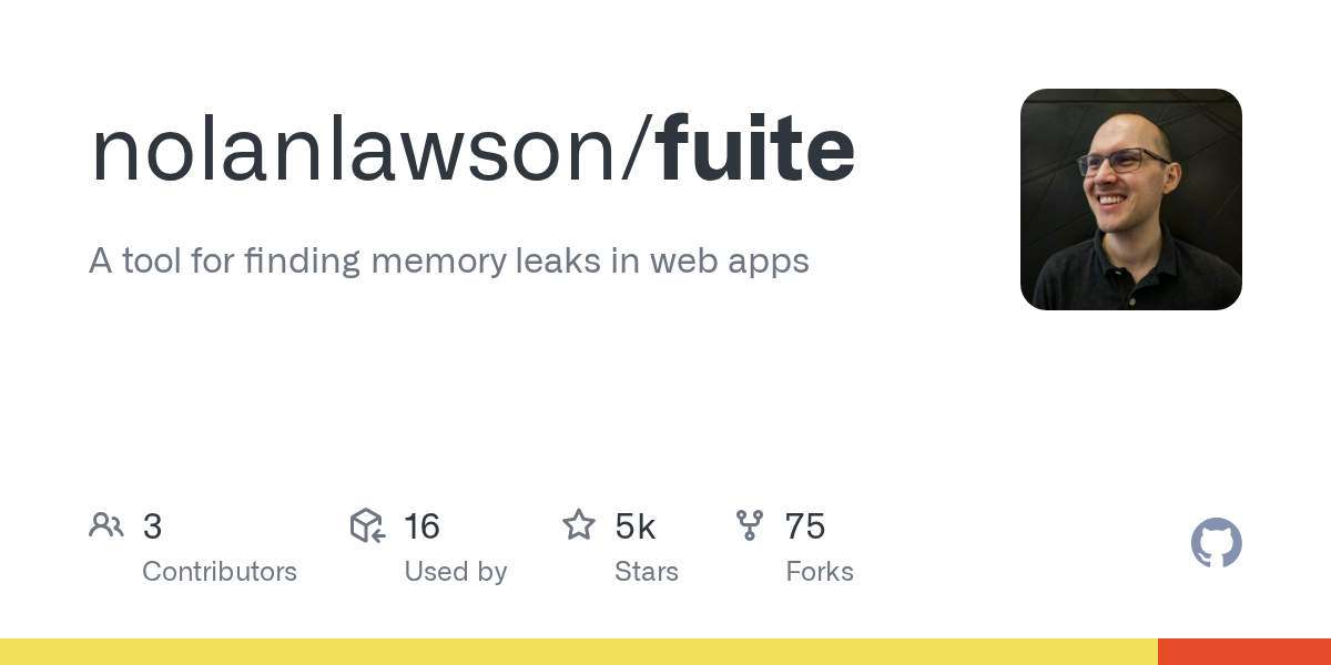 GitHub - nolanlawson/fuite: A tool for finding memory leaks in web apps